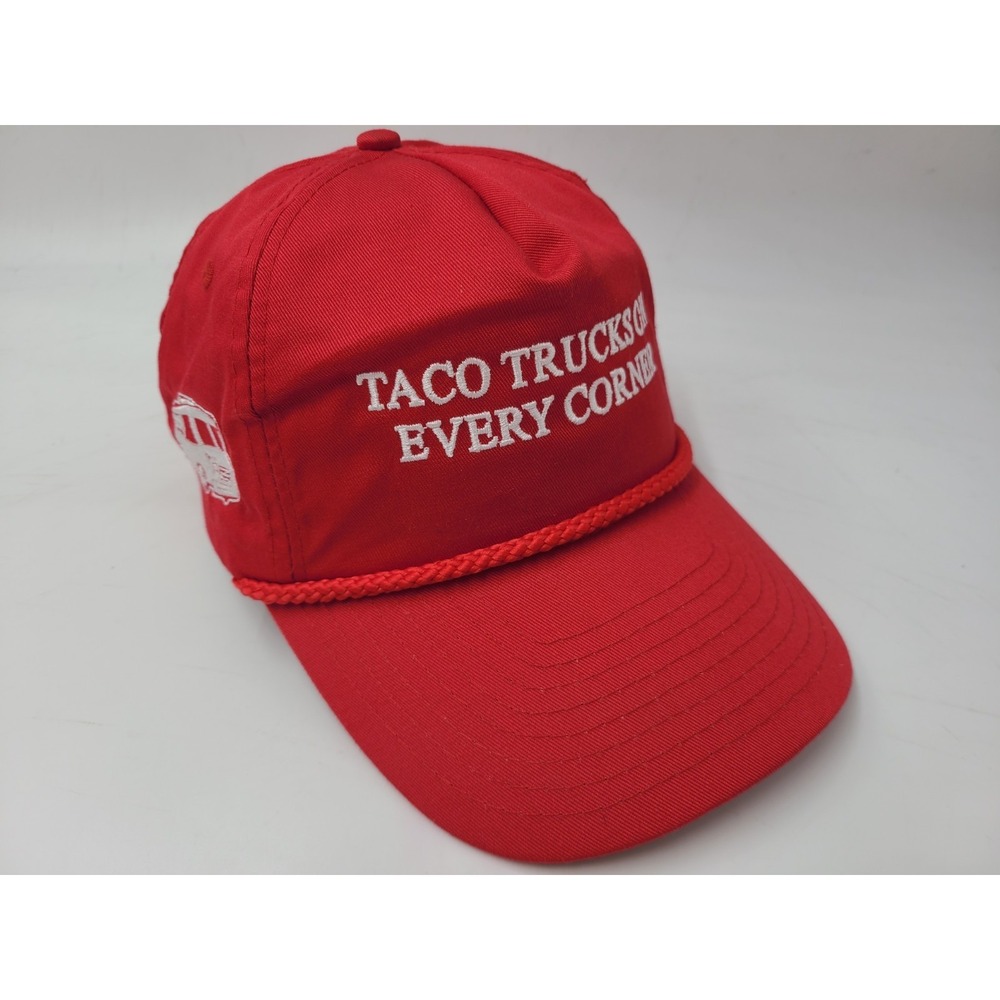 Fresno Grizzlies Taco Trucks On Every Corner Nissin Rope Snapback Hat Cap MiLB